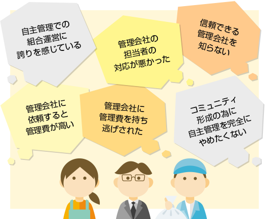 管理会社への不安IMAGE